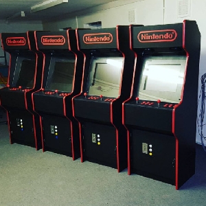 Four Arcade Machines, Done And Ready To Go!